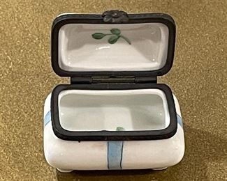Limoges Porcelain  Pill Box