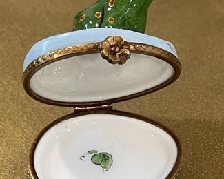 Limoges Porcelain  Pill Box
