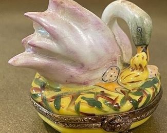 Limoges Porcelain  Pill Box
