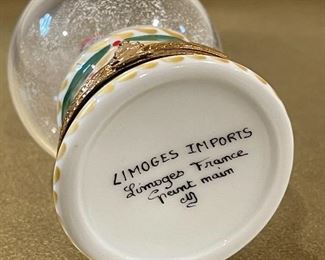 Limoges Porcelain  Pill Box