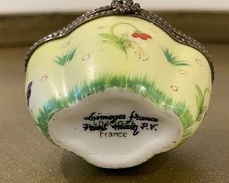 Limoges Porcelain  Pill Box