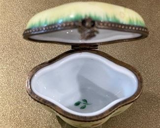 Limoges Porcelain  Pill Box