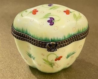 Limoges Porcelain  Pill Box