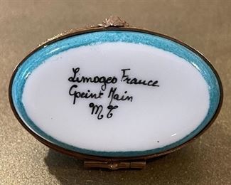 Limoges Porcelain  Pill Box