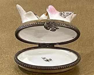 Limoges Porcelain Pill Box