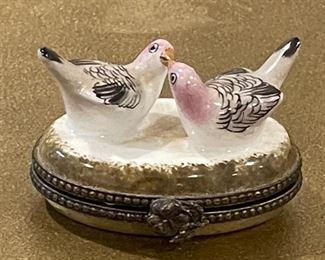 Limoges Porcelain Pill Box