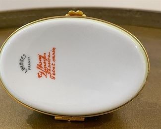Limoges Porcelain Pill Box