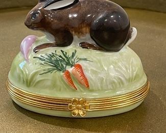 Limoges Porcelain  Pill Box