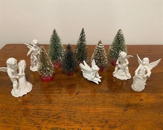 Vintage Christmas Trees & Decorations