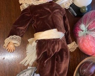 Antique German Bisque & Composite Doll