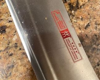 German Made Zwilling Meat Cleaver 
By J. A. Henckels 
Solingen Germany