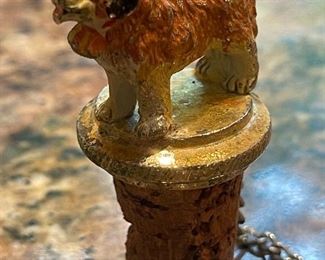 Dog Wine Stopper / Topper