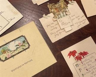 Old Note Cards & Ephemera 