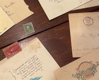 Old Note Cards & Ephemera 