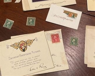 Old Note Cards & Ephemera 
