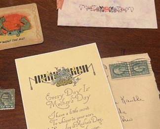 Old Note Cards & Ephemera 