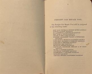 New York Central Lines 
Freight Car Repair Pool
July 1st, 1906
Clearing House
Grand Central Station
New York