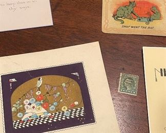 Antique Postcards, Notecards & Ephemera 