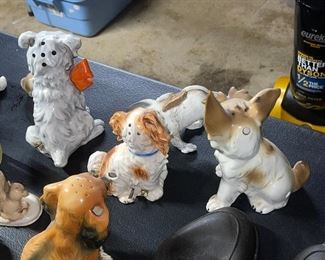 Lighted Dog Sculptures (Note Heat Vents)