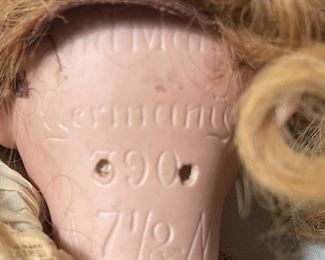 Antique German Bisque & Composite Doll