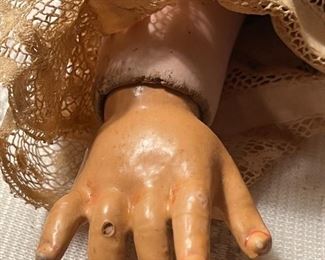 Antique German Bisque & Composite Doll