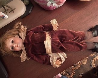 Antique German Bisque & Composite Doll