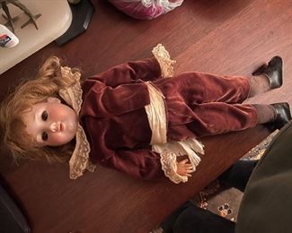 Antique German Bisque & Composite Doll