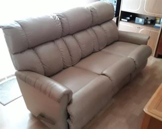 Leather Lazy-boy reclining  sofa