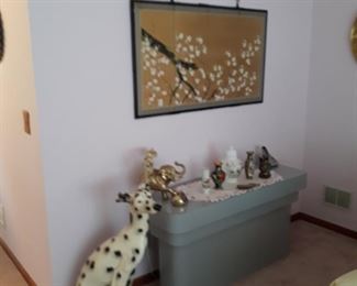 Dalmatian  decor figure,  asian art