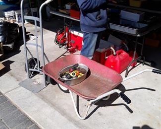 Wheelbarrow,  two wheel hand truck/dolly