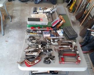 C clamps ,  wratchets