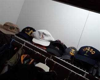 Navy caps