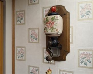 Nice hand decorated coffee mill