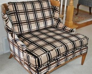 Tomlinson Sophisticate MCM slipper chair 1958 (29” wide x 26/14” high x 28” deep)