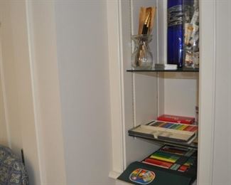 Cobalt art glass vase Eric Brakkenk