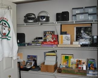 office items, vintage Snoopy sweatshirt