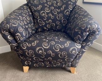 201 Overstuffed Upholstered Chair