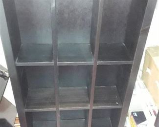 DVD or VHS or Book Cubby Shelf. 40 x 24 x 7