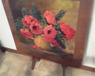 Folding Table. 38 x 28 x 28