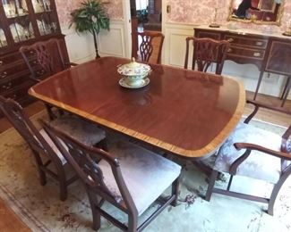 Regal dining table & chairs