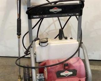 9 Image(s)
Located in: Chattanooga, TN
MFG Briggs & Stratton
Model 020680-00
Ser# GBE1099779
Power (V-A-W-P) V - 120, Hz - 60, A - 13
Electric Pressure Washer
MFR Date - 1/12/18
1800 PSI
*Sold As Is Where Is*
Tested - Powers On