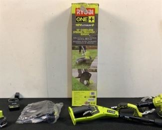 Located in: Chattanooga, TN
MFG Ryobi
Model P2008VNM
Ser# LT20313N240583
Power (V-A-W-P) V - 18
13" Cordless String Trimmer
*Includes Battery & Charger*
*Sold As Is Where Is*
Tested - Works