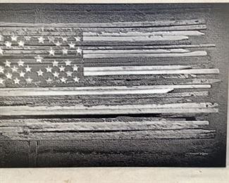 Mfg - 20"x30"
Model - Black and White
Caliber - "Old Glory" Print
Located in Chattanooga, TN
Condition - 1 - New
This lot contains one unframed black and white print of "Old Glory" by Kenneth Wiggins. Printed on a metal backing with an aluminum hanging base, measures 20"x30". These are a great deal as the cost and materials to manufacture these are $150.00.
***OVERSIZE OR HEAVY ITEMS MAY INCUR MORE SHIPPING FEES. COMPASS IS NOT RESPONSIBLE FOR DAMAGE CAUSED DURING SHIPPING.***
