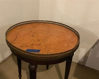 Small antique round table 