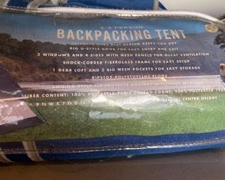 Backpacking tent 