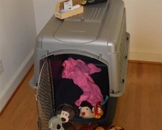 PetMate Dog Carrier and Toys