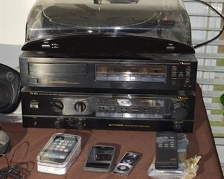 ION USB Turntable and Nakamichi Components