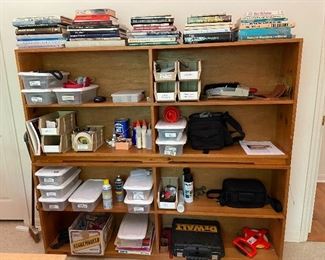 Handmade shelves plus TOOLS!