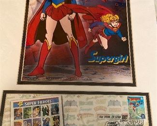 Limited edition postal stamp artwork