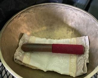 Vintage Zen singing bowl